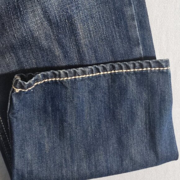 Warehouse One relaxed straight leg jeans men's size 30X30 dark ink blue - Picture 11 of 14
